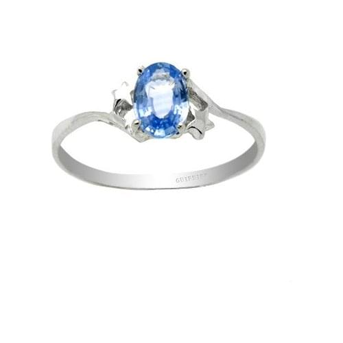 Classic Sapphire Engagement Ring for Woman 4mm*6mm Natural Sri Lanka Sapphire Ring Solid 925 Silver Sapphire Jewelry