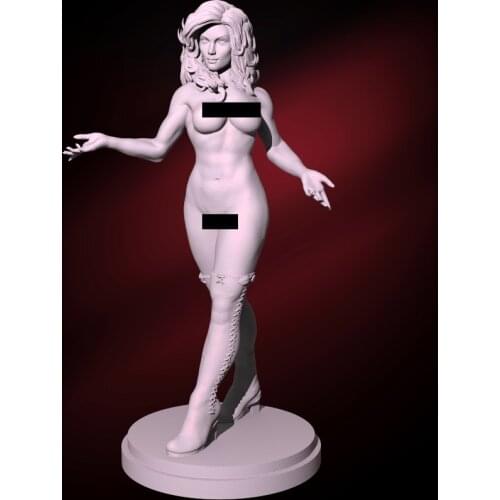 1/ 24 75mm 1/18 100mm Resin Model Naked Girl Female Figure Unpainted RW-011