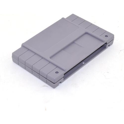 100PCS High quality US Version Game Cartridge Plastic Shell 16 bit card Housing case NTSC with screws for SNES/S FC