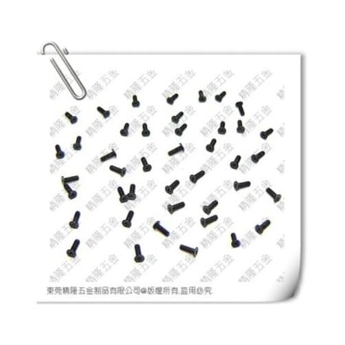 1000pcs/lot High Quality CM1.4*4 Steel With Black Znic Plus Hard Laptop screw (notebook computer screw)