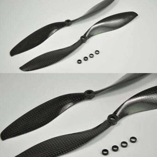 2Pairs 1047 10*4.7 Tarot Carbon Fiber Prop Propeller CW/CCW quadcopter Prop