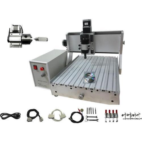 4 Axis CNC 3040 500W Woodworking Engraving Machine CNC Router 4030