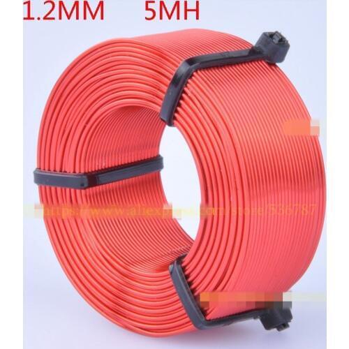 4PCS/LOT Crossover Hollow Inductor 5.0mH 1.2mm Audio Speaker Oxygen-Free Copper Coil