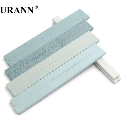 5 PCS Flat side oil stone Green silicon carbide abrasive jade article fine polishing Fixed-angle special oil stone sharpener