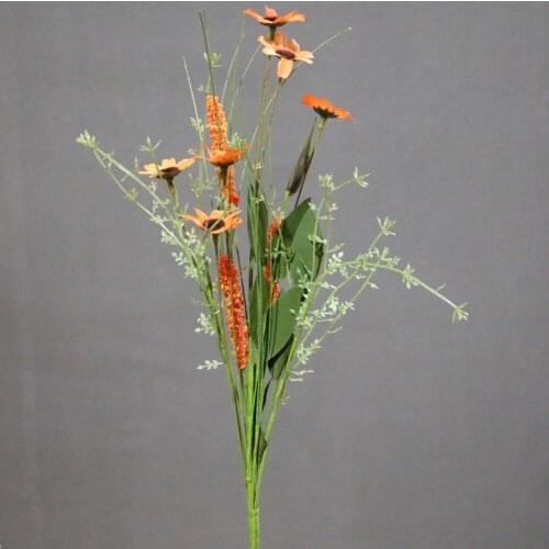 5 Pcs Silk Chrysanthemum Flowers In Bulk Flowers Artificial For Indoor Outdoor Wedding Home Office Decoration