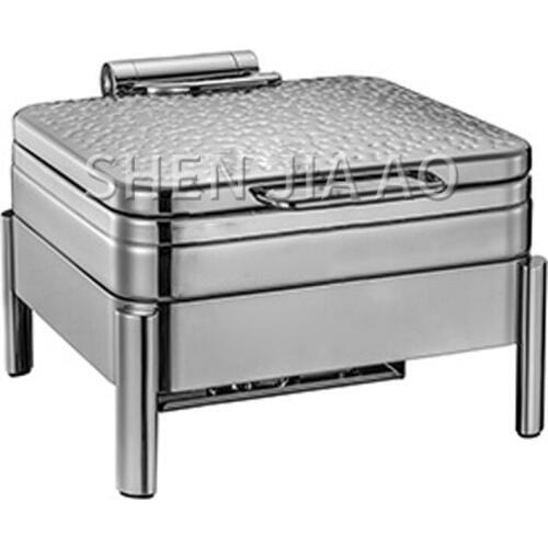 6L stainless steel sauce oven Soup stove Soup sauce container Square hammer steel cover (for induction cooker) FOOD POT 1PC