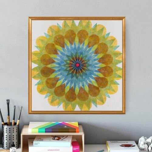 Arabic Art Pictures Living Room Square Sizes Wall Art Decor No Frame Poster Oil Painting Decoration