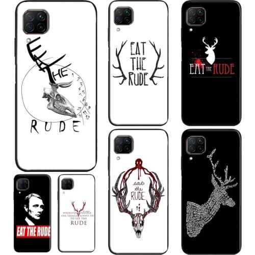 Hannibal Eat The Rude Case For Huawei P20 Lite P40 Mate 20 Pro P30 Phone Cover For Huawei P Smart 2019 2021 Z