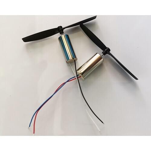 DC 3V 3.7V 8520 Ultrahigh Speed Coreless Motor 41000RPM NdFeB Strong Magnetism CW / CCW for RC Drone Tail Engine UAV Accessories