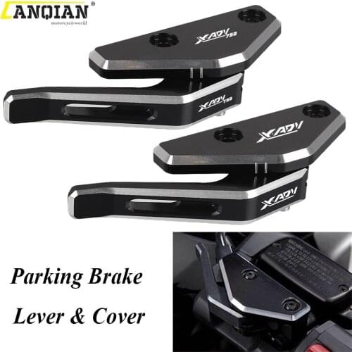 For HONDA X-ADV 750 XADV 750 XADV750 2021 Motorcycle Accessories CNC Aluminum Parking Brake Lever & Parking Brake Lever Cover