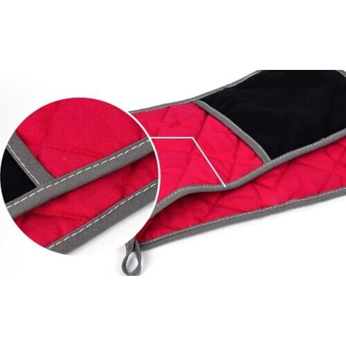 Double Oven Gloves Kitchen Cooking Pot Holder Thick Heat Resistant Mitt Mittens [3]