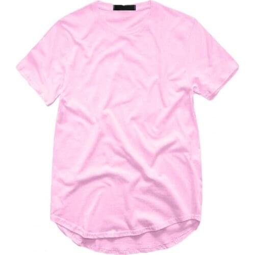 2021 Summer Men T-shirt Casual Loose Solid Color Breathable Polyester Short Sleeve Pullover Daily Life Male Top Tees