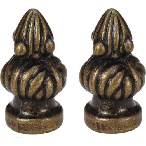 Creative Solid Metal Finial for Lampshade Retro Bronze Knob Lampshade Light Replacement Lighting Accessories Finials