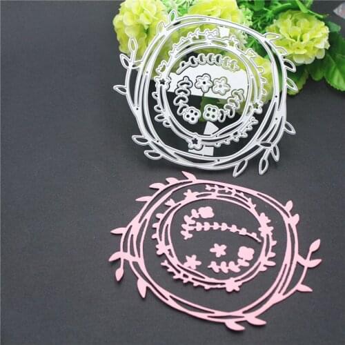 Metal Cutting Die Of Garland Scrapbooking Mold Paper DIY Cards Postcard Handmade Craft Stencil Album Handcraft Embossing Moulds