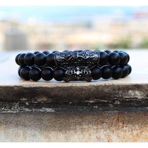 Natural stone bracelet set beaded bracelets for women pulseras men mens beads accesorios braclet hombre bracciali uomo bracelete