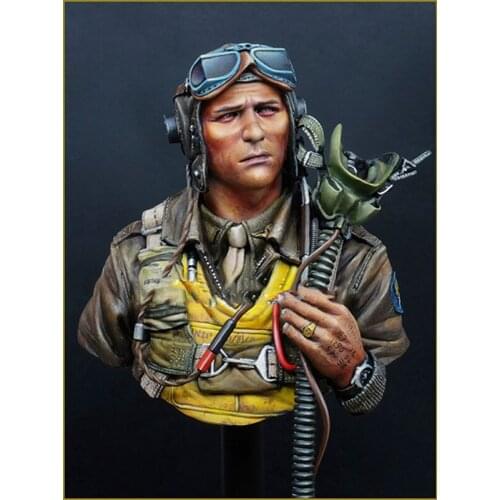 1/10 Resin Model Building Kit Bust US Pilots