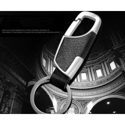 2017 NEW Universal Car Styling Fashion Leather Strap Keyring Key Chain car Accessories