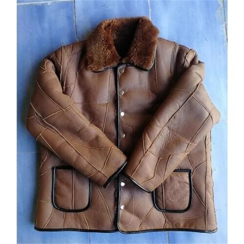 2020 Winter New －30℃ Cold-proof Real Sheep Shearing Double-faced Fur Coat Men Women Wool Liner Thick Large Size Jacket