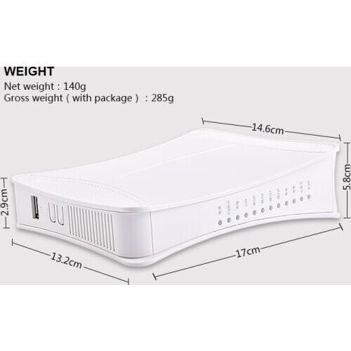 ONU TG1600ez V3 4FE+1voice+WiFi 4 POTS interfaces Gpon/ epon onu High quality
