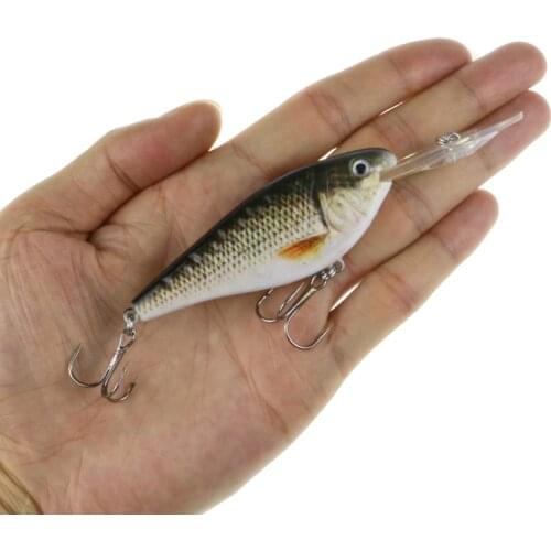 Floating Deep Diving Crankbait Fishing Lure 11.5cm 14g Lifelike Wobblers Hard Bait Crank Bait Swimbait Minnow Perch Fish Lure