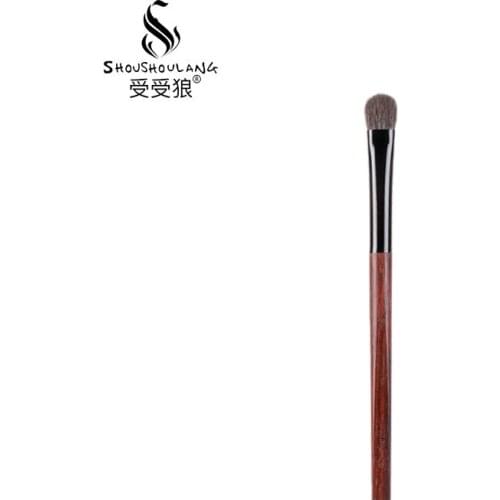 Shoushoulang Professional Handmade Make Up Brush Medium Eye Shadow Brush Soft Saikoho Goat Hair Makeup Brush