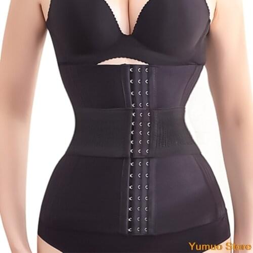 Free shippingWaist Trainer Body Shaper Thermo Sweat Waist Girdle Corset Women Tummy Shapewear Fat Shapers