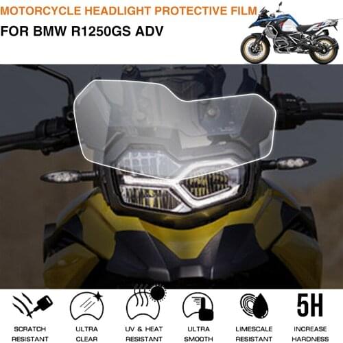Motorcycle Headlight Scratch Protective Film for BMW Adventure R1250GS R1250 GS ADV 2018-2020