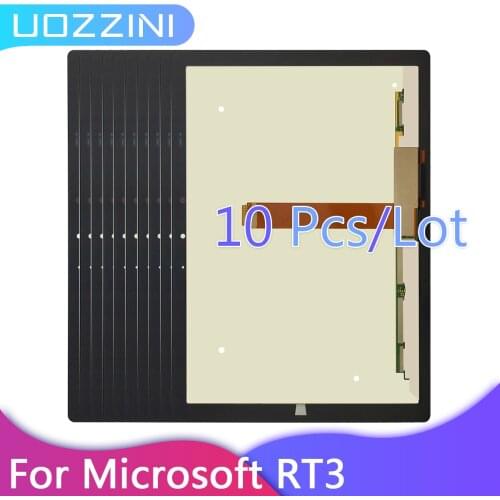 10Pcs For Microsoft Surface 3 RT3 RT 1645 LCD 10.8" Display Touch Screen Assembly Surface RT3 1657 LCD Replacement 100% Tested