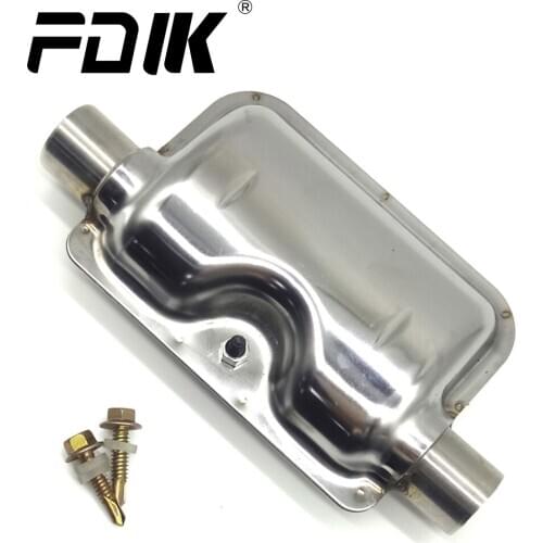 24mm Exhaust Muffler Webasto Silencieux Dechappem EberspacherPipe Silencer Stainless Steel Air Diesel Parking Heater Car Boat