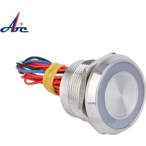 2A 22mm Piezo Switch IP68 Capacitive Touch Switch Waterproof Push Button Switch