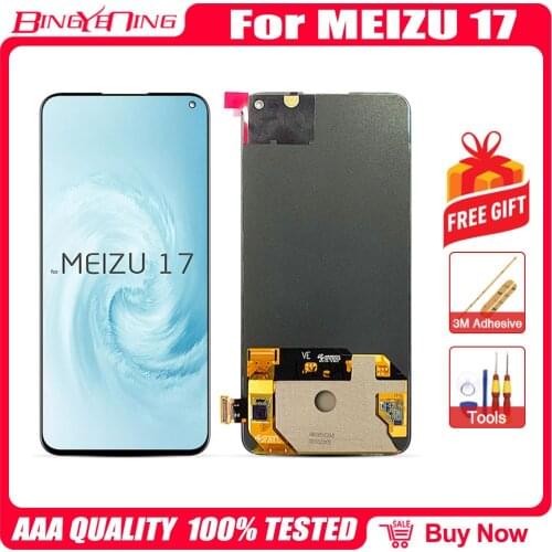 6.6 '' LCD Tested Meizu 17 LCD Display Touch Screen Digitizer Assembly Replacement Meizu 17 Pro LCD