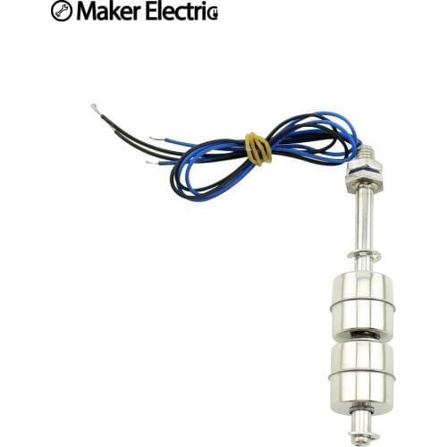 Water Level Sensor 220V Tank Liquid Water Level Sensor Stainless Steel Float Switch MK-SFS12010-2