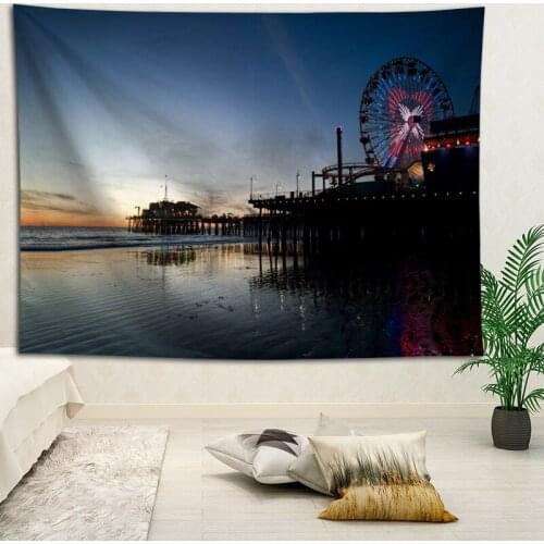 Hot Sale Custom Los Angeles Large Wall Tapestry Wall Hanging Bohemian Wall Tapestries Mandala Wall Art Decor