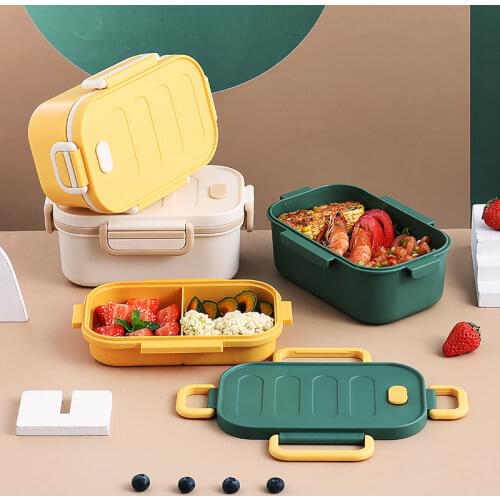 TUUTH 1000ML Lunch Box for Kids Microwave PP BPA Free Health Materials Double Layer Food Container Bento Box