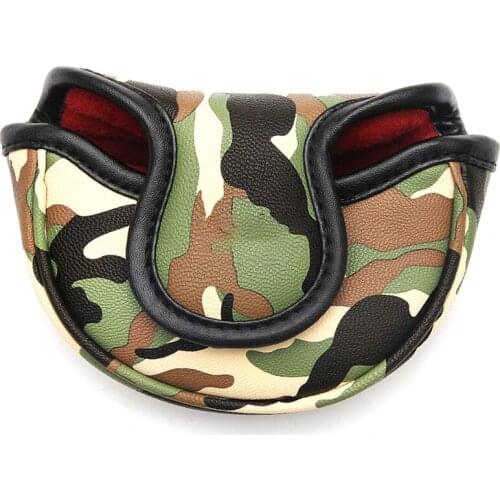 New Golf Club Head Cover Club Protector PU Waterproof Camouflage Pattern Golf Club Accessory
