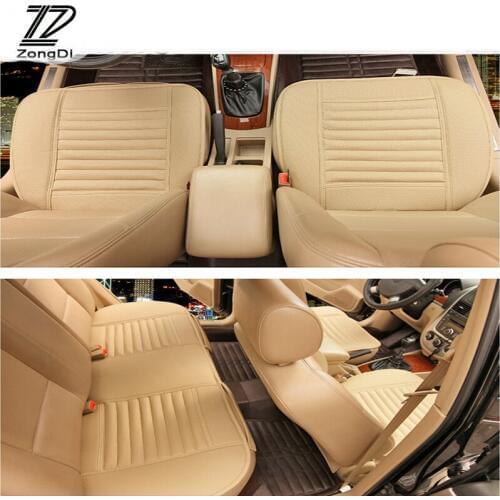 ZD 2018 NEW Pu Leather Car Styling Seat Pad Cushion Covers For Audi A4 B7 B5 A6 C6 Q5 TT S6 Honda Civic 2006-2011 Fit Accord CRV
