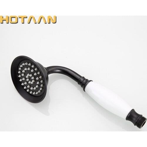 Retail & Wholesale Solid Copper Matte Black Handheld Shower Luxury Bbatnroom Hand Shower Head YT-5191H-A