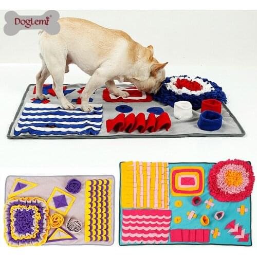 Smell pad bite puzzle pet toy dog sniff pad relieve pressure anti-choking environmental training blanket