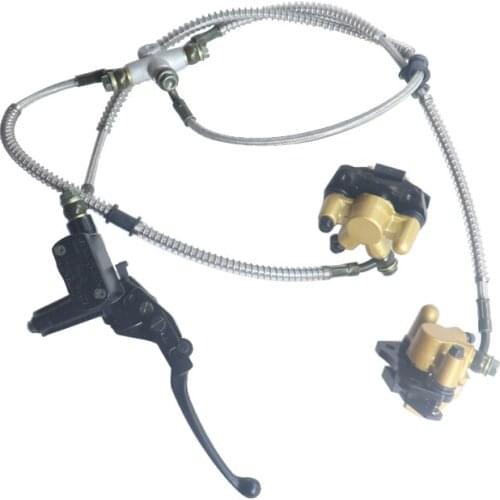 Front Disc Brake Master Cylinder Hydrualic Caliper Assembly for Chinese 50cc 70cc 90cc 110cc 125cc ATV Quad