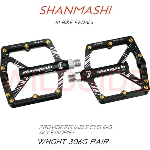 Flat Ultralight Mountain Bike Pedals Non-Slip Aluminum Alloy Sealed 4 Bearing Anti-slip Bicycle bmx Pedal Bicycle Parts