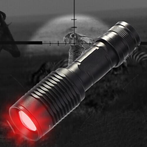 Portable Handheld Spotlight Lantern Flashlight Outdoor IR 850nm LED Infrared Flashlight Night Vision Zoomable Hunting Torch