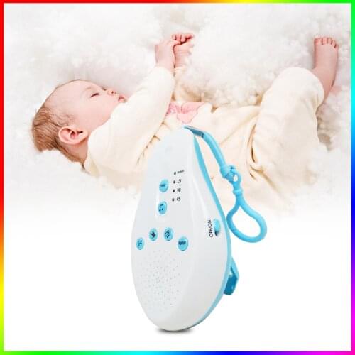 Professional Baby Therapy Sound Machine White Noise Portable Sleep Soother relaxation Record Voice Sensor 8 Soothing Music Timer