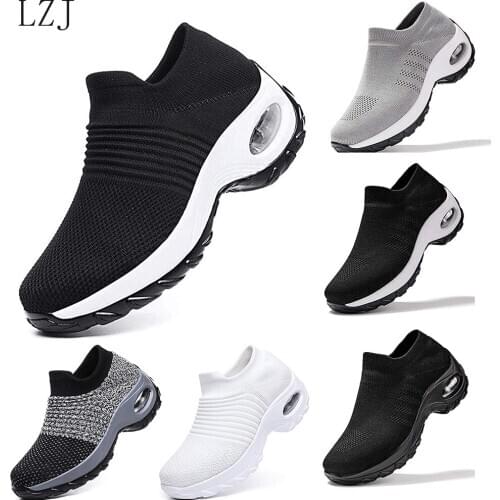 Mesh Women Men Outdoor Running Shoes Couples Breathable Soft Athletics Jogging Sneaker