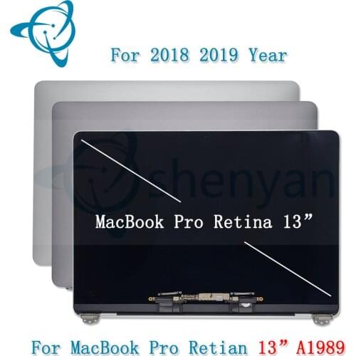 Ture Tone) NEW A1989 LCD Display Assembly for Macbook Pro Retina 13.3" A1989 Full Complete LCD LED Screen Glass 2018 2019 Year