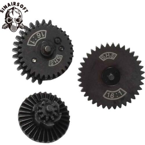SINAIRSOFT 16:1 High Speed Gear Set for Ver.2 / 3 AEG Airsoft Gearbox Hunting Paintball Accessories