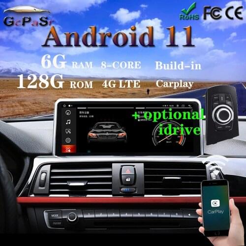 4G WIFI Carplay 6G+128G android 11 Car Radio Player Pantalla GPS Navigation for BMW X3 E83 2005 to 2008 CIC System