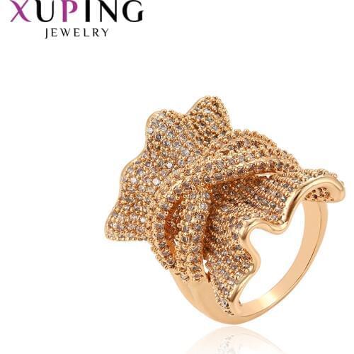 Xuping Jewelry Fashion Unique Design Luxury Ring for Women Girls Valentines Gift 15838