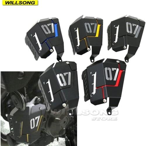 Coolant Recovery Tank Guard Radiator Cover Protector For YAMAHA MT07 FZ07 2013-2020 Motorcycle Accessories