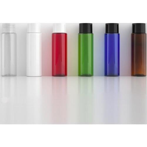 100pcs/lot 30ml clear blue brown white Mini travel bottle,cosmetic sample plastic bottles,Empty Shower Gel shampoo bottle