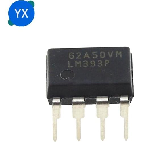 20PCS New Genuine Lm293p Lm393p Dip-8 Low Power Dual Voltage Comparator LM293 LM393